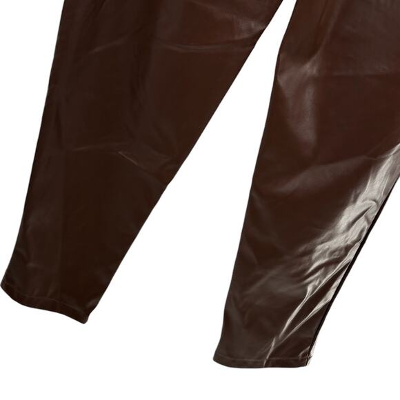 Princess Polly Brown Love Club Vegan Leather Pants - Picture 8 of 11